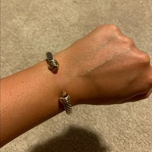 David Yurman bracelet-morganite stone